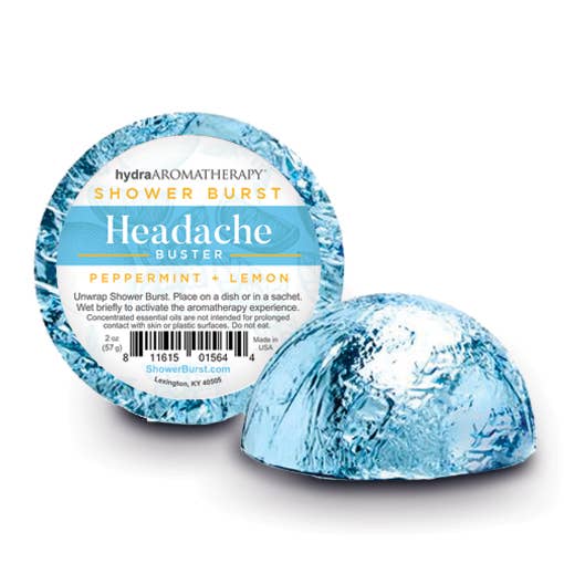 hydraaromatherapy headache buster shower burst