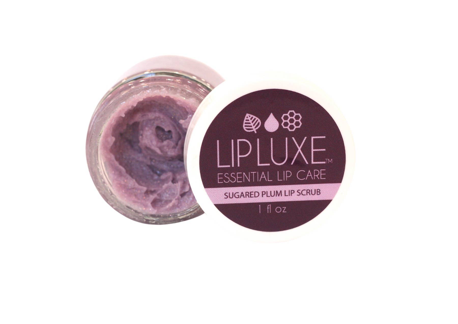 sugared plum lip scrub