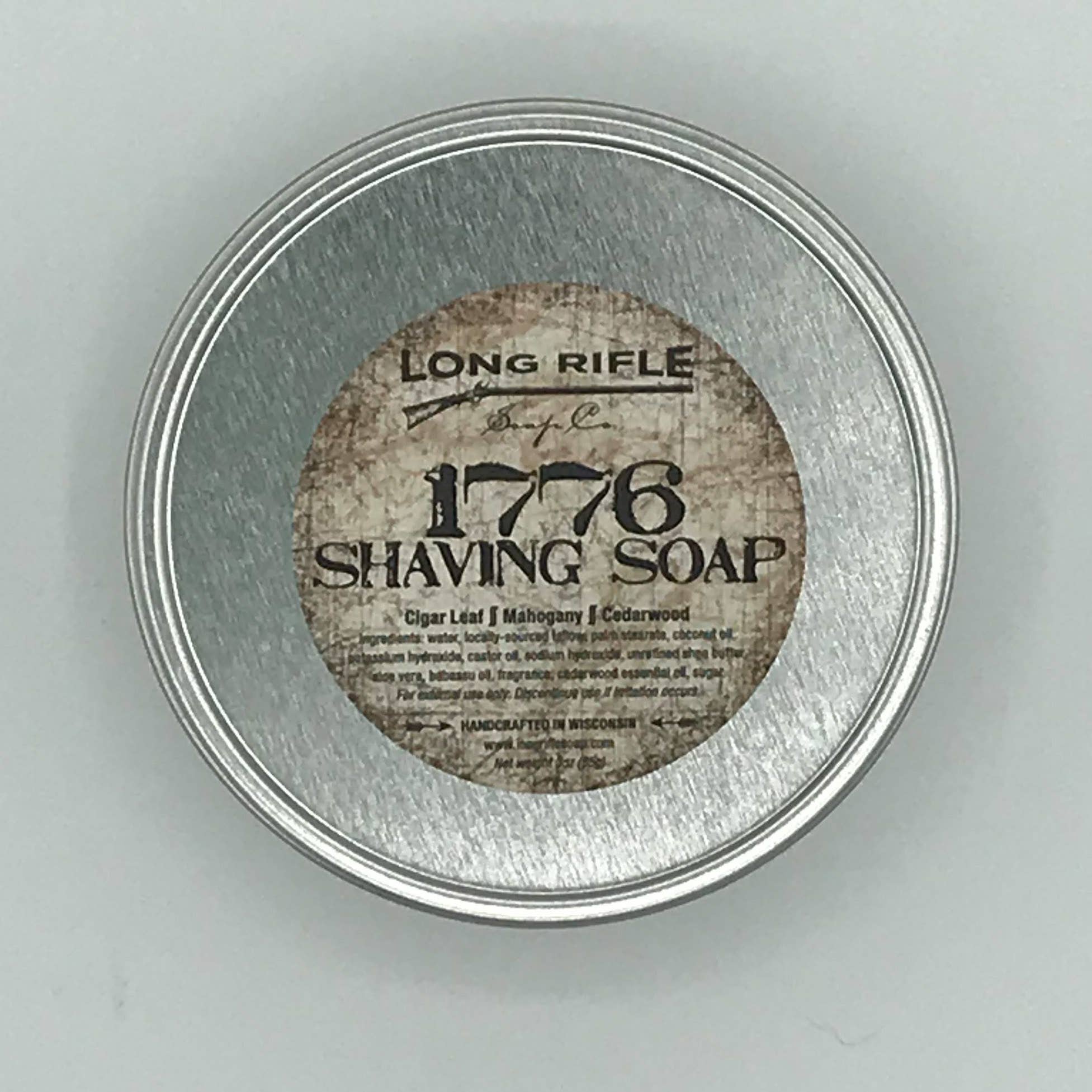 long rifle shaving soap 1776