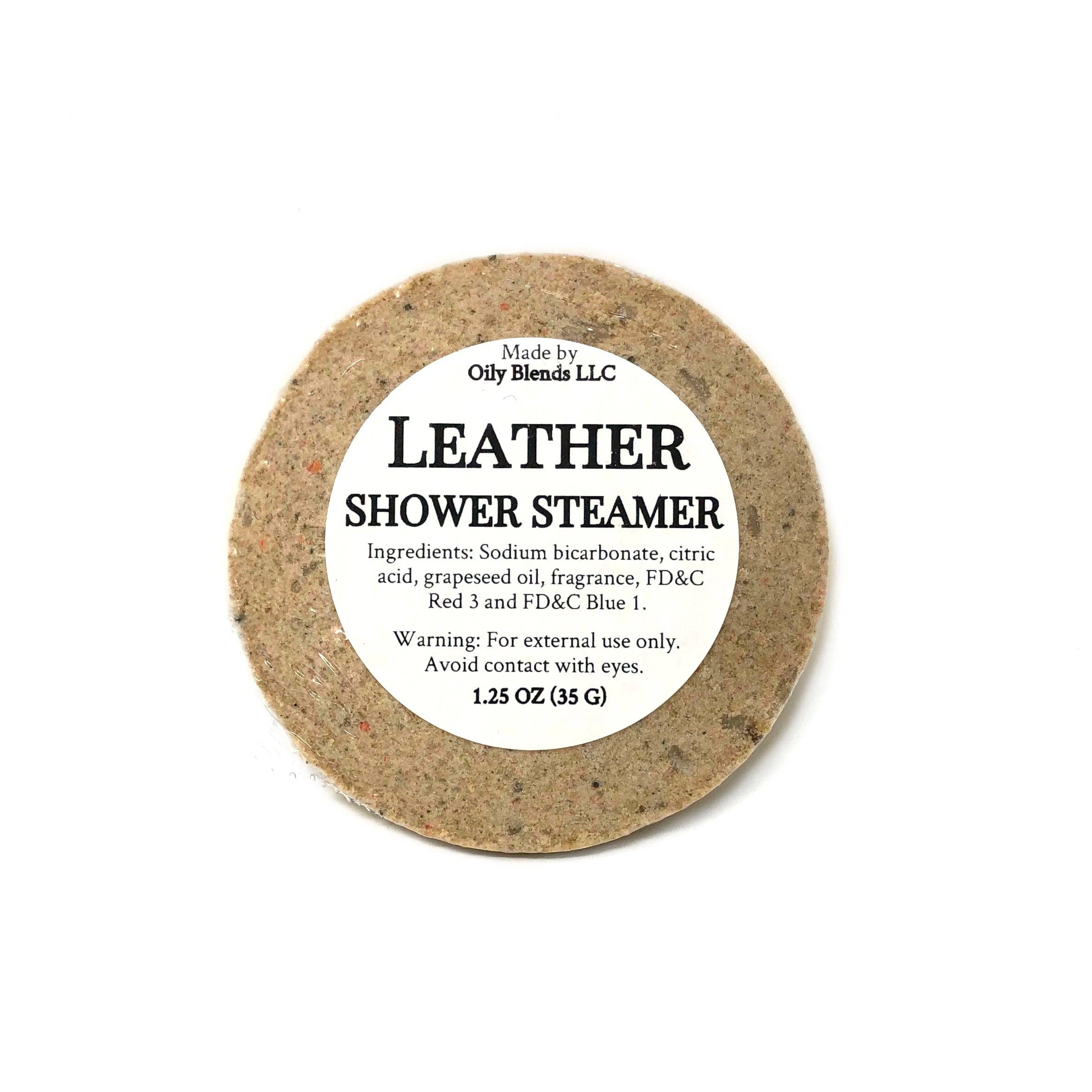 men's shower steamers leather