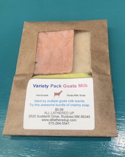 goat's milk soap variety pack
