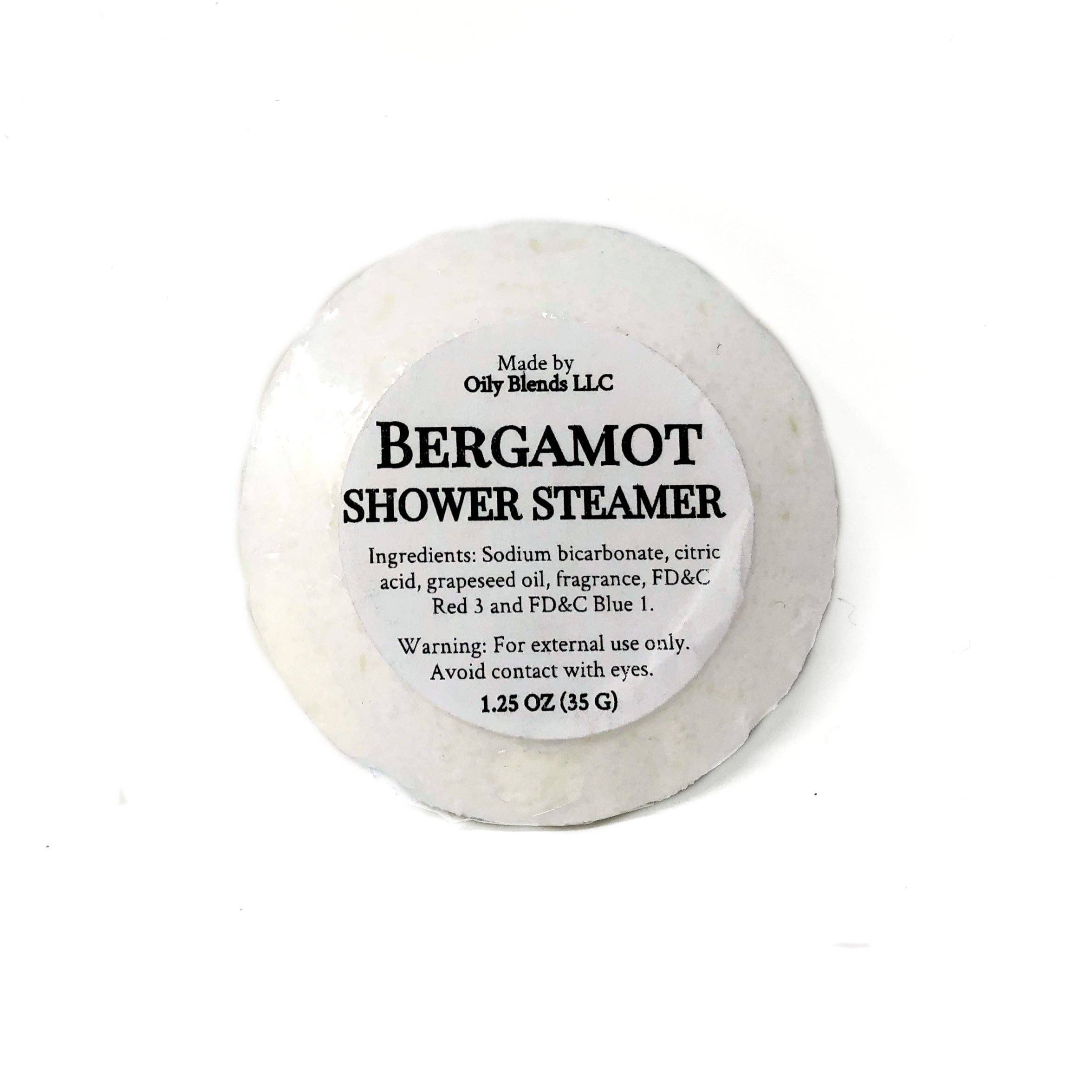 men's shower steamers bergamot
