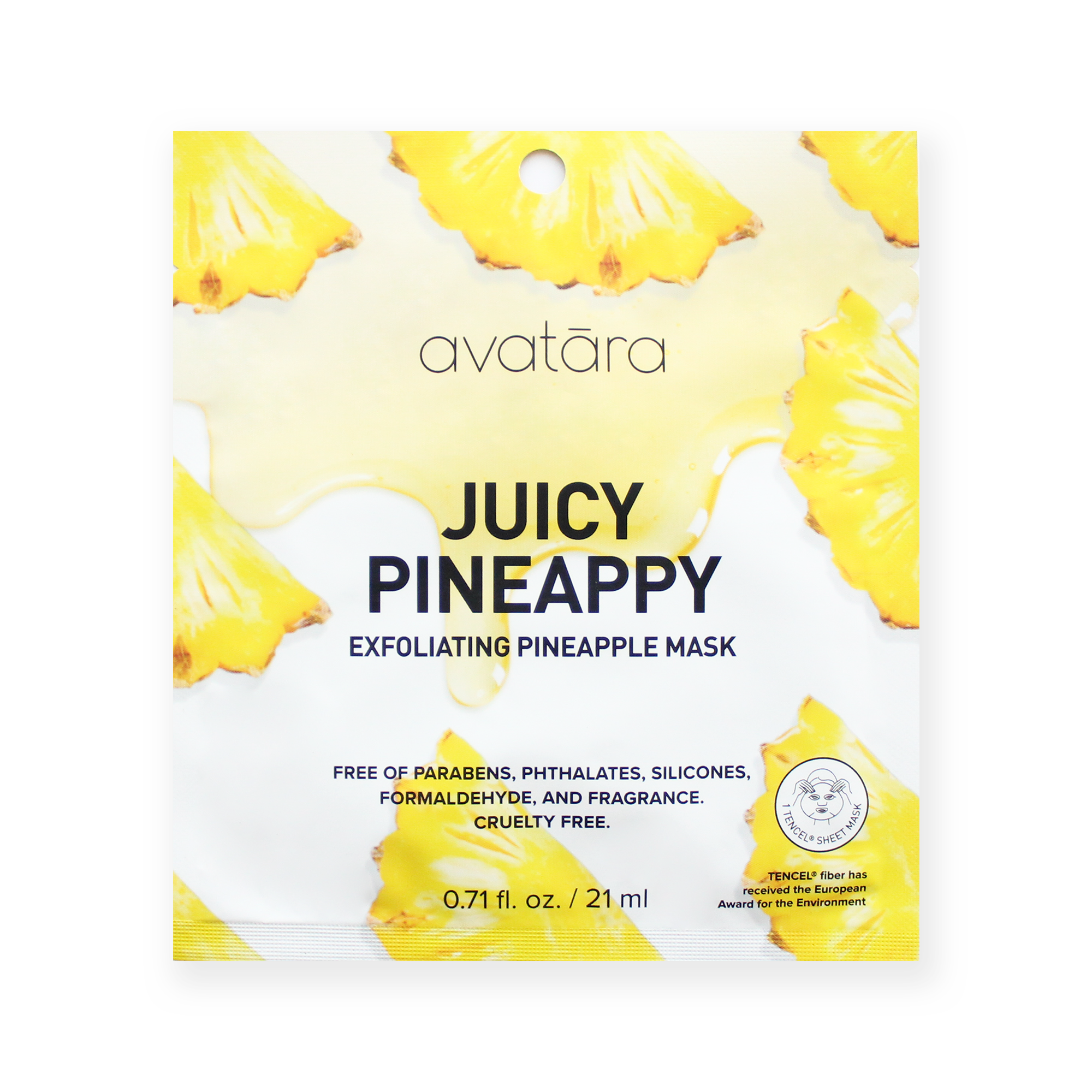 avatara pineappy face mask