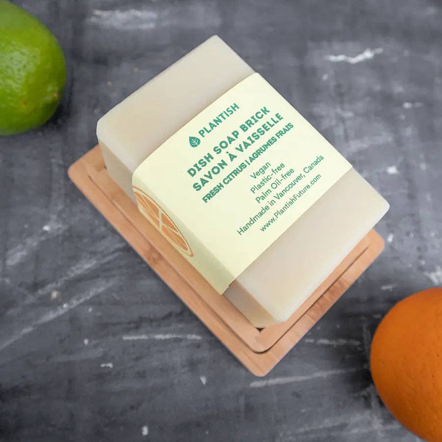fresh citrus solid dish soap brick (13oz)