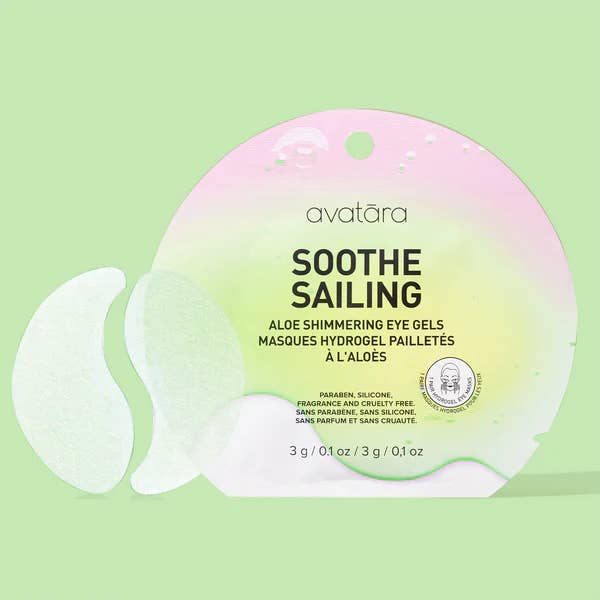 avatara soothe sailing aloe shimmering eye gels