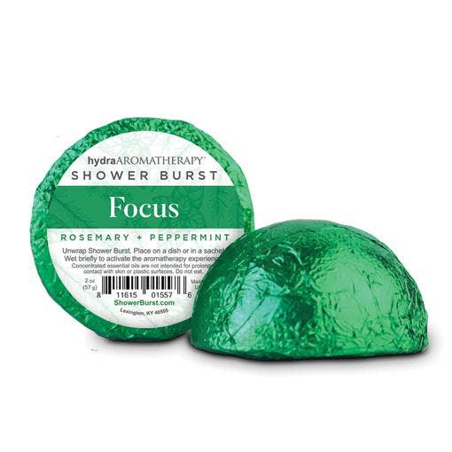 hydraaromatherapy shower burst® tablet in focus