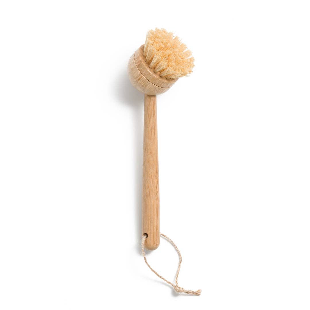 bamboo dish scrubbing tool