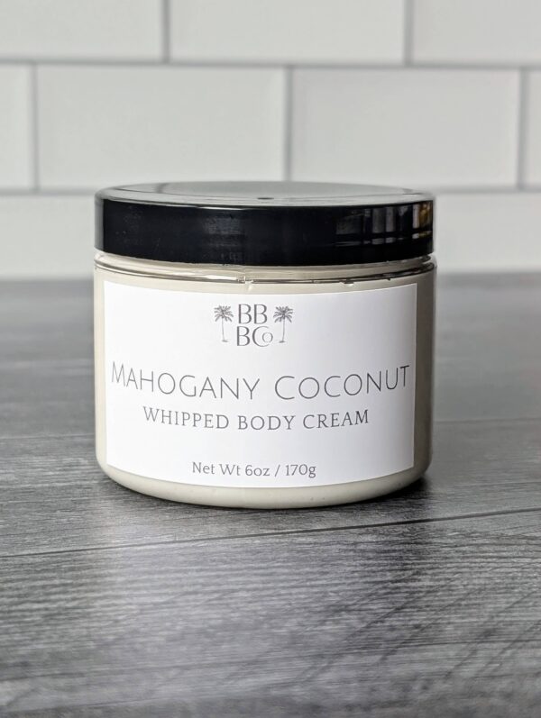 beachy bubbles mahogany coconut men's whipped body cream 6oz