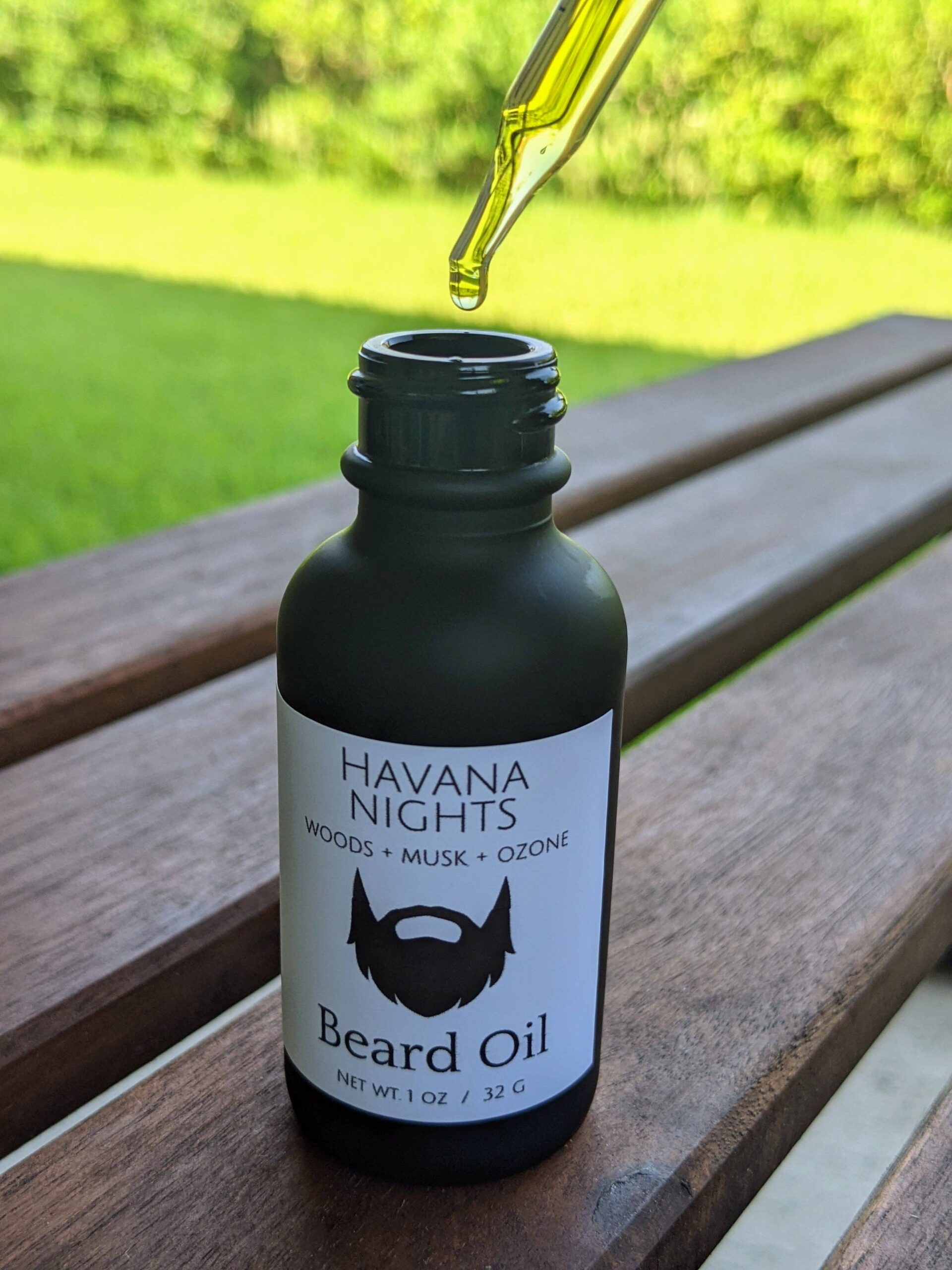 beachy bubbles havana nights beard oil 1oz