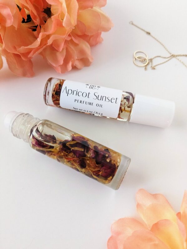 beachy bubbles apricot sunset perfume oil 0.3oz