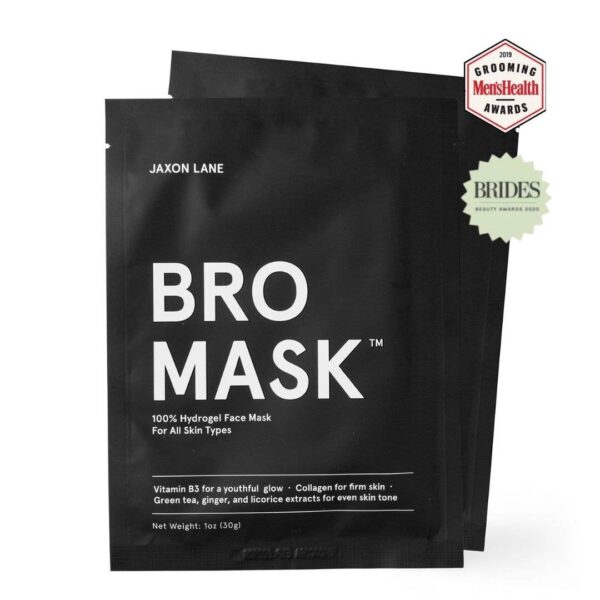 jaxon lane bro mask hydrogel face mask sheet mask for men (single)
