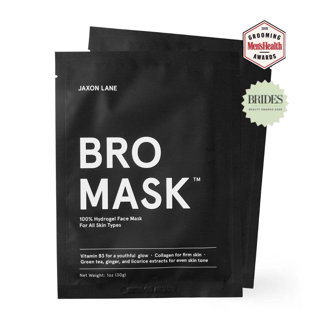 jaxon lane bro mask hydrogel face mask sheet mask for men (single)