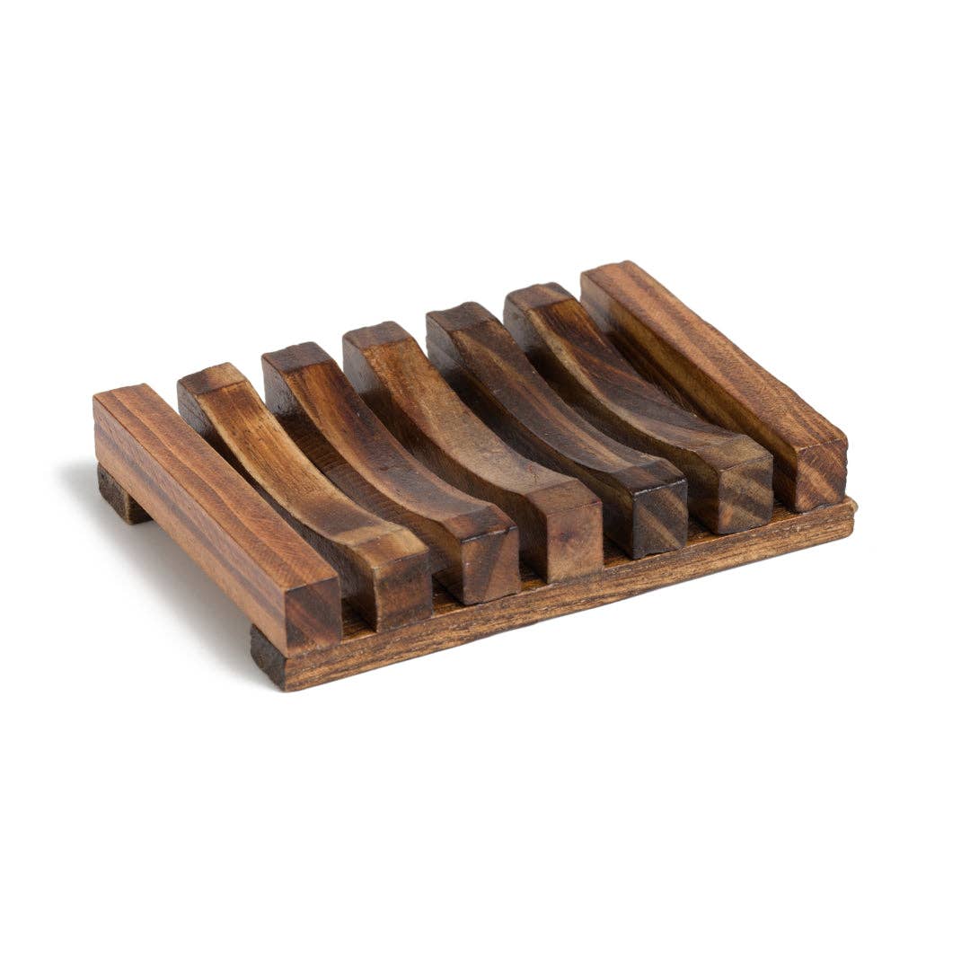wood soap dish