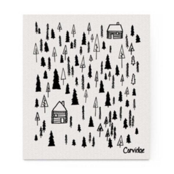 corvidae cabin swedish sponge cloth