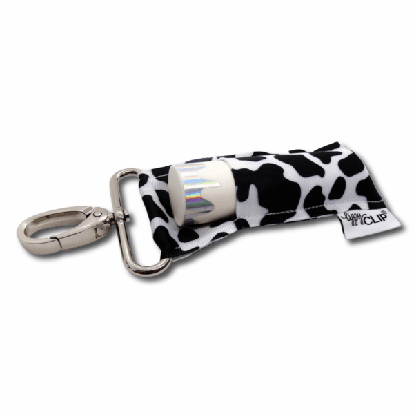lippyclip® cow print kiss for larger balm (dionis)