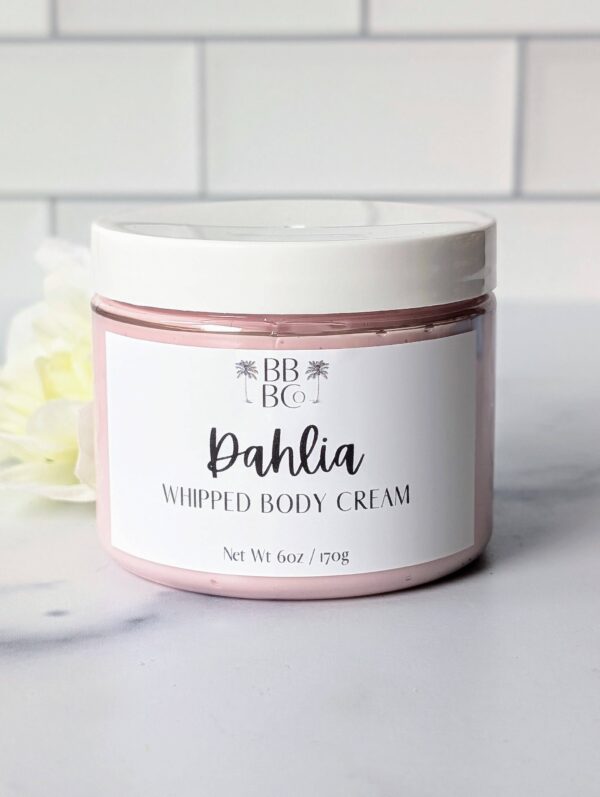beachy bubbles dahlia whipped body cream 6oz