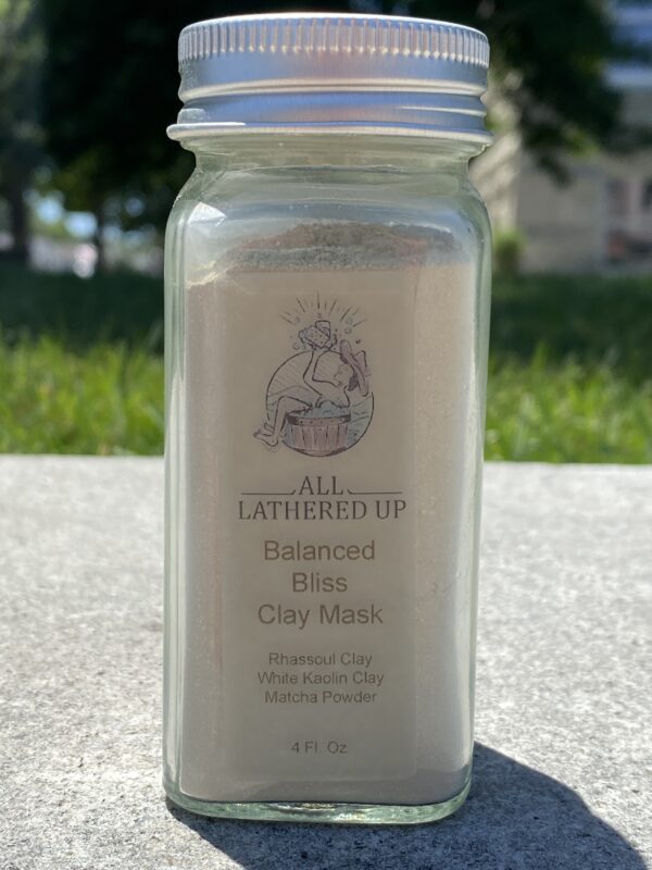 alu balanced bliss clay & matcha mask 4oz