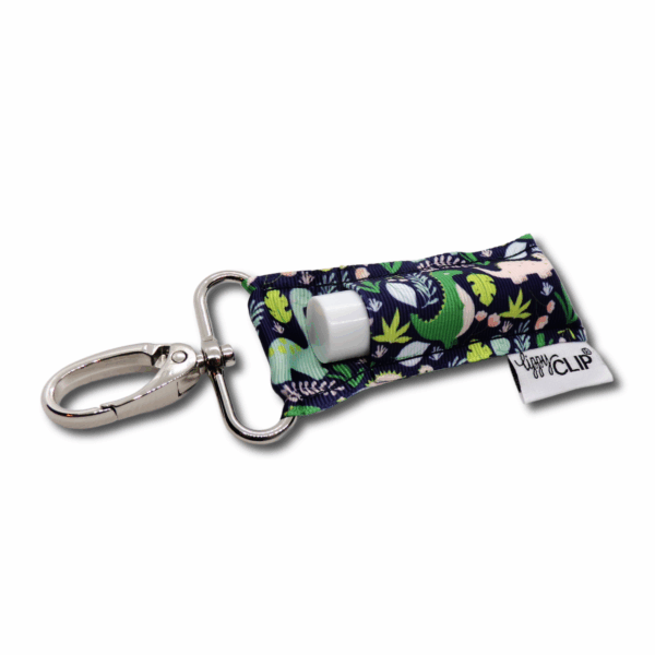 lippyclip® dinosaurs lip balm holder for standard size balm