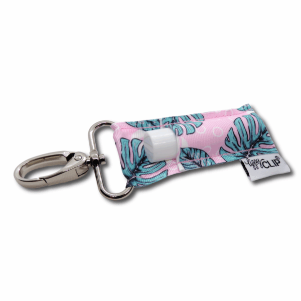lippyclip® monstera love lip balm holder for standard size balm