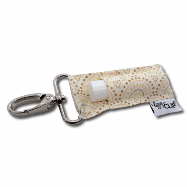 lippyclip® neutral rainbows lip balm holder for standard size balm