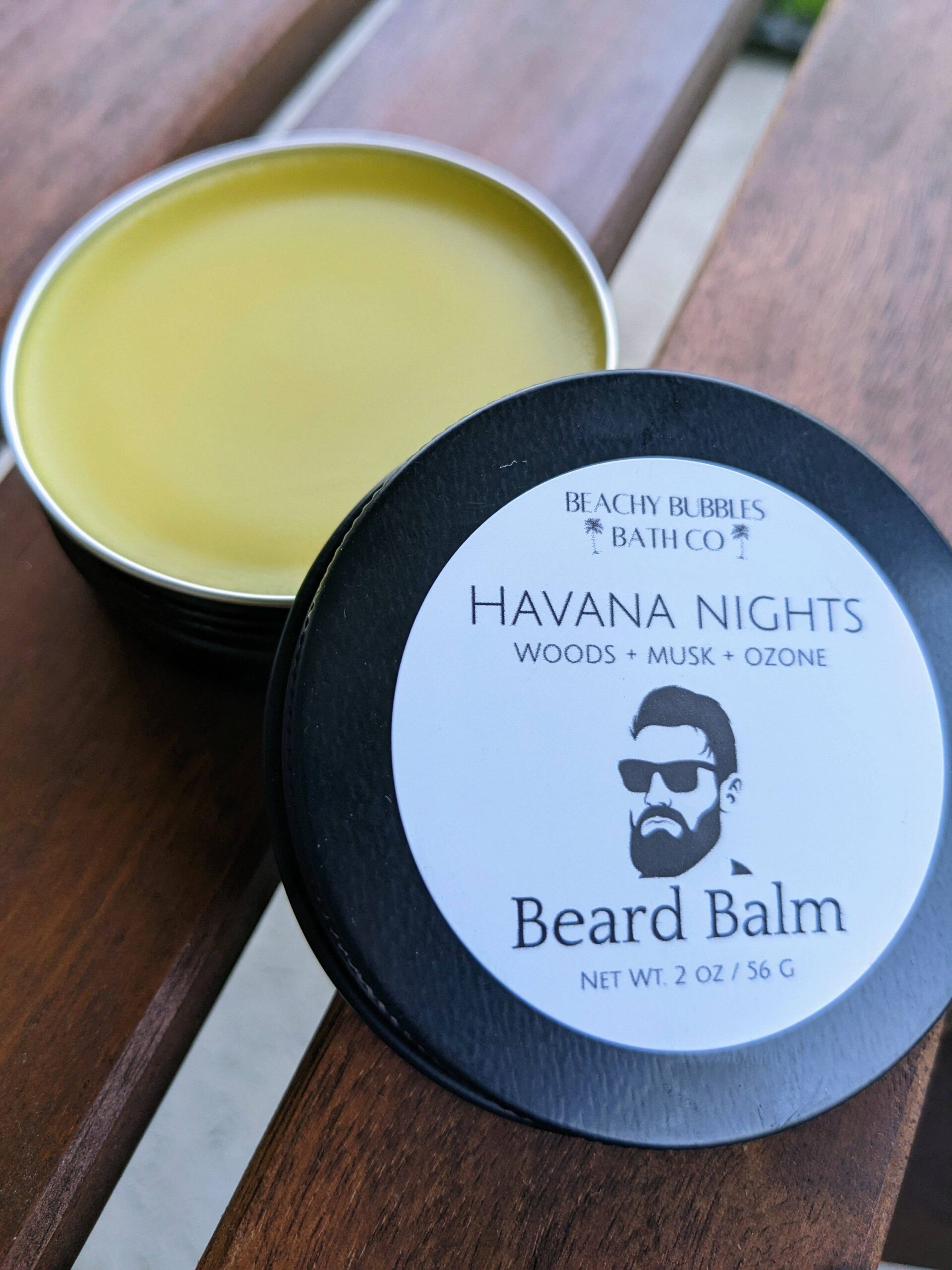 beachy bubbles havana nights beard balm 2oz