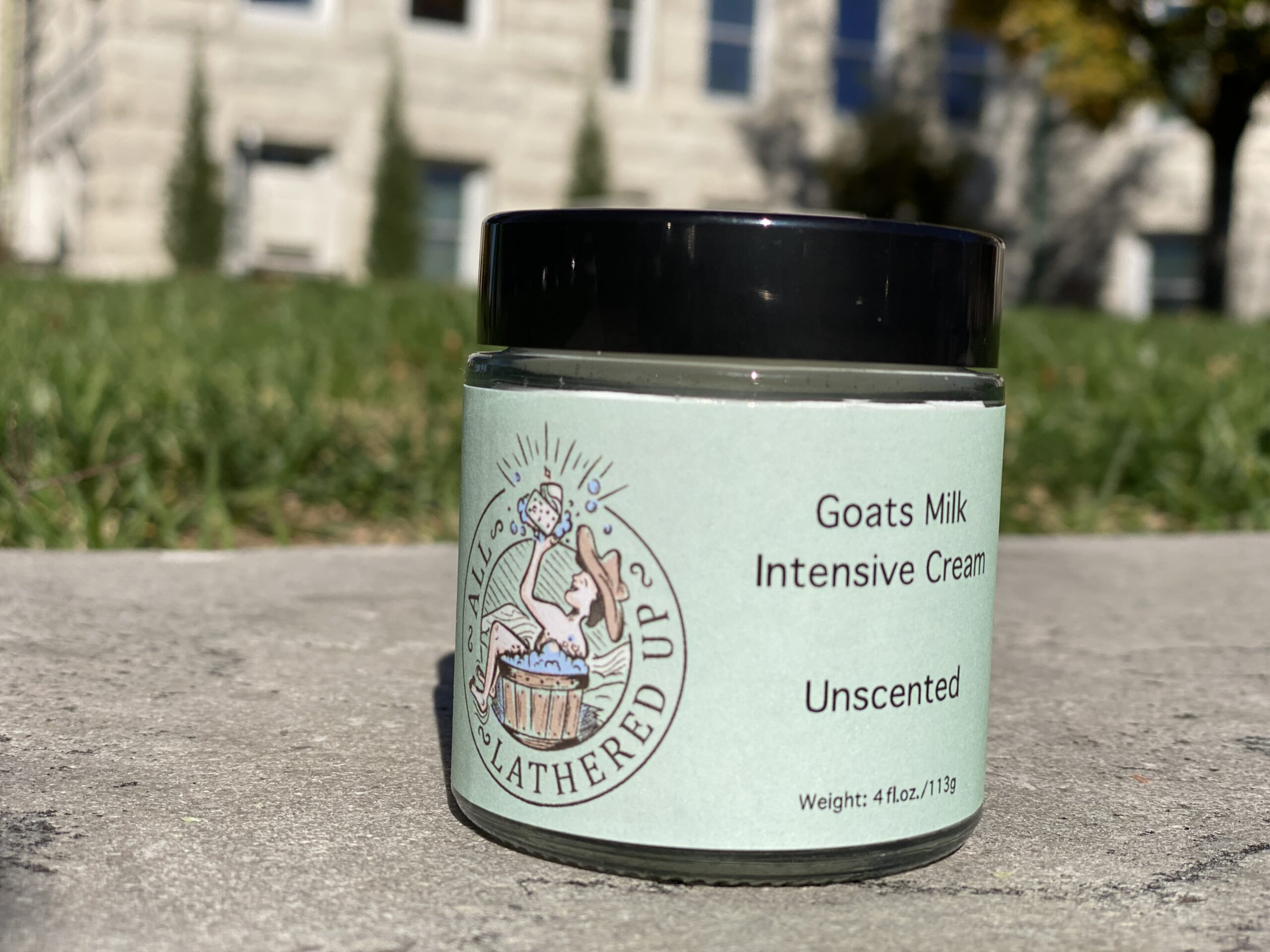 alu unscented goats milk intensive cream 4oz