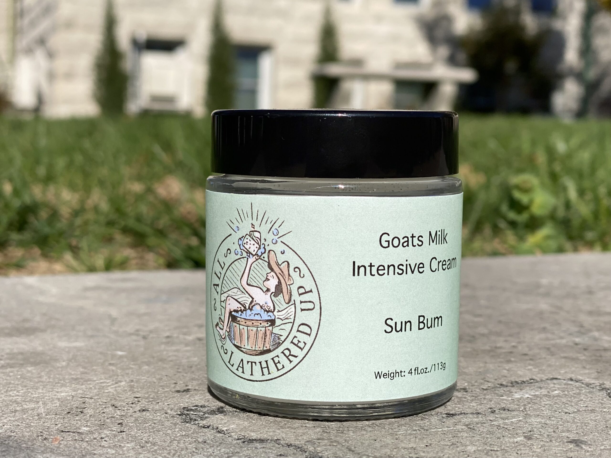 alu sun bum goats milk intensive cream 4oz