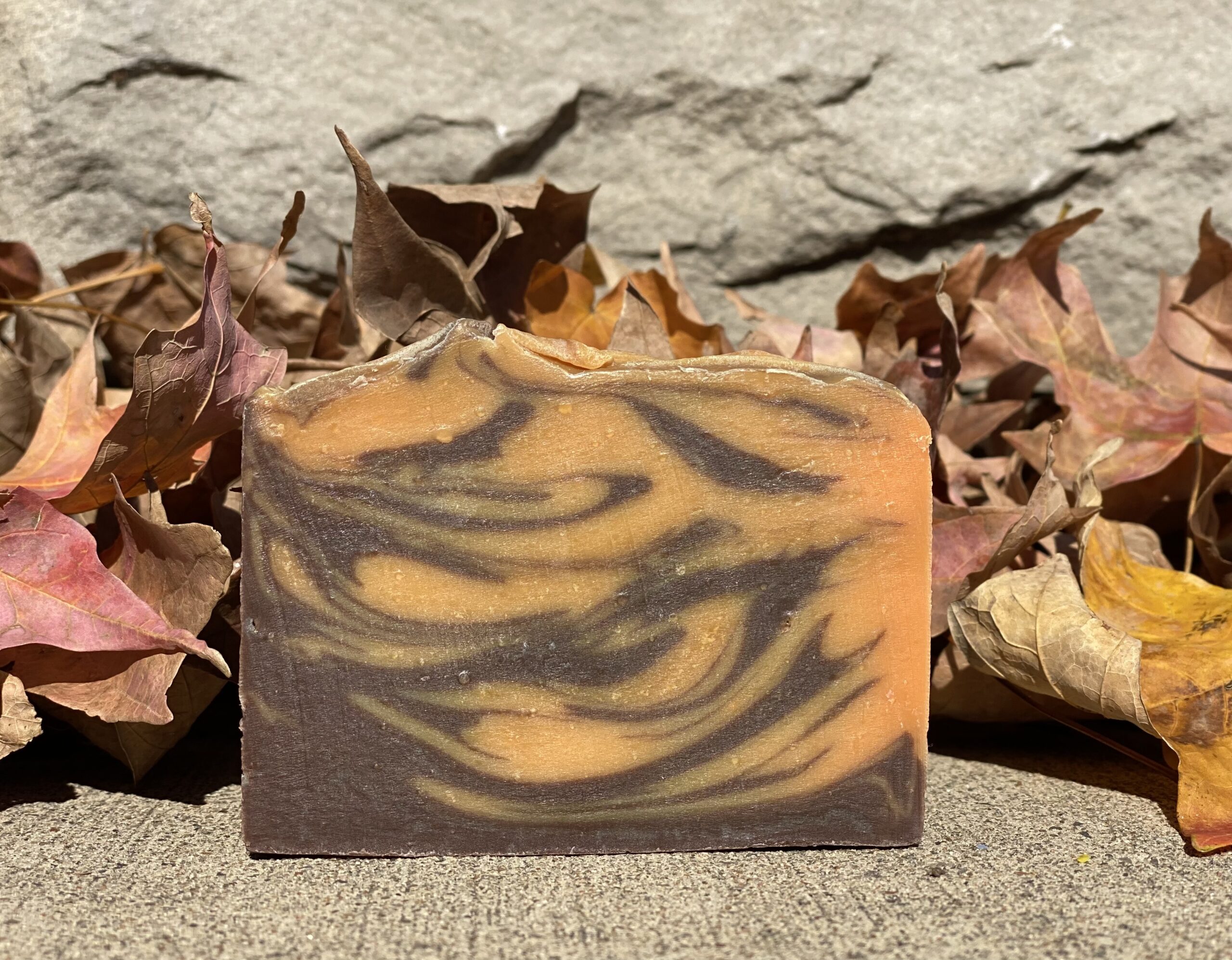alu mandarin spice goats milk soap 4oz