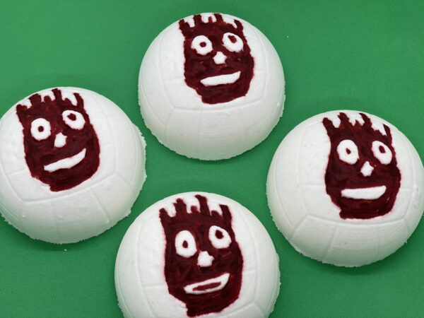ivory anchors bath bomb: “wilson!” volleyball 9.2oz