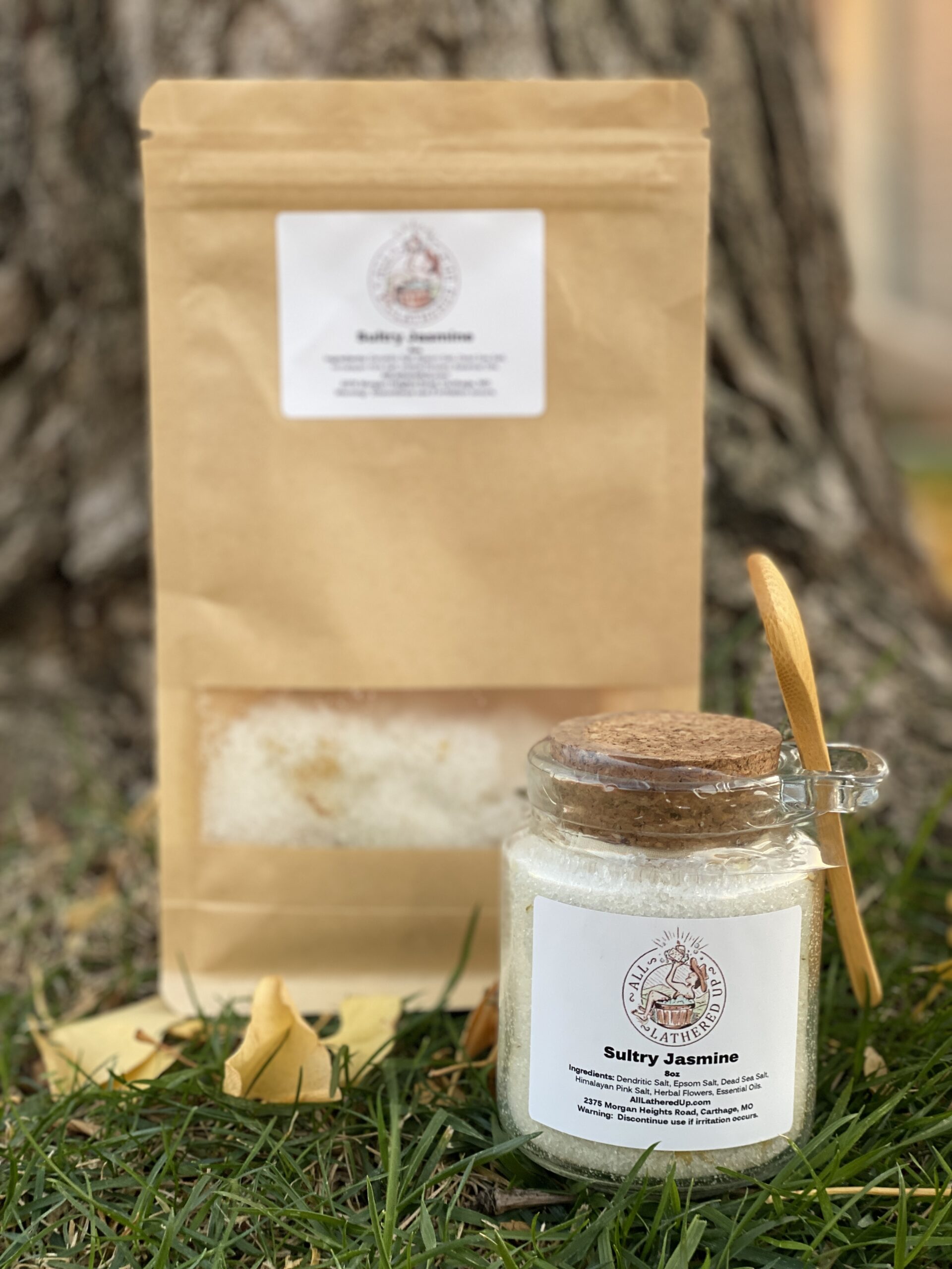 alu sultry jasmine bath salt 8oz
