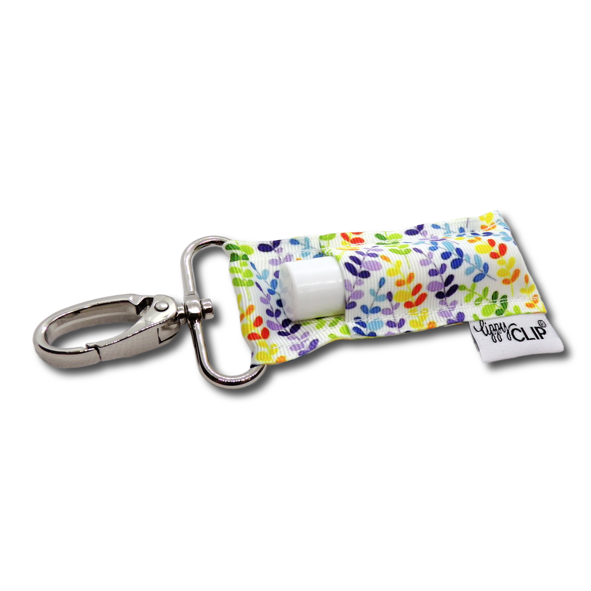 lippyclip® bold and beautiful floral lip balm holder for standard size balm