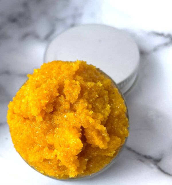 mellow melanin turmeric lip sugar scrub 0.5oz