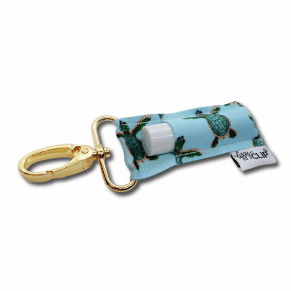 lippyclip® sea turtles lip balm holder for standard size balm