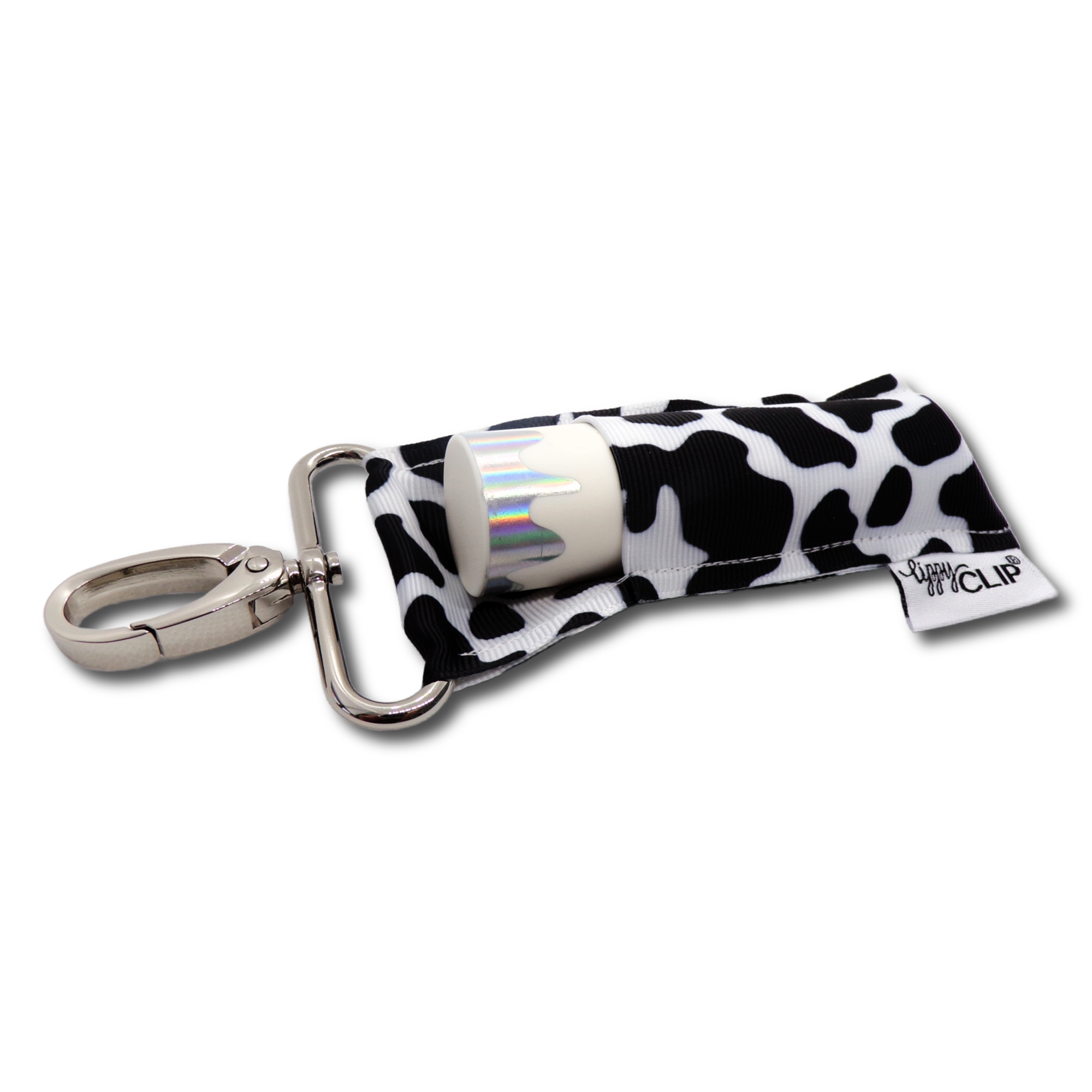 lippyclip® kiss cow print for larger balm (dionis)