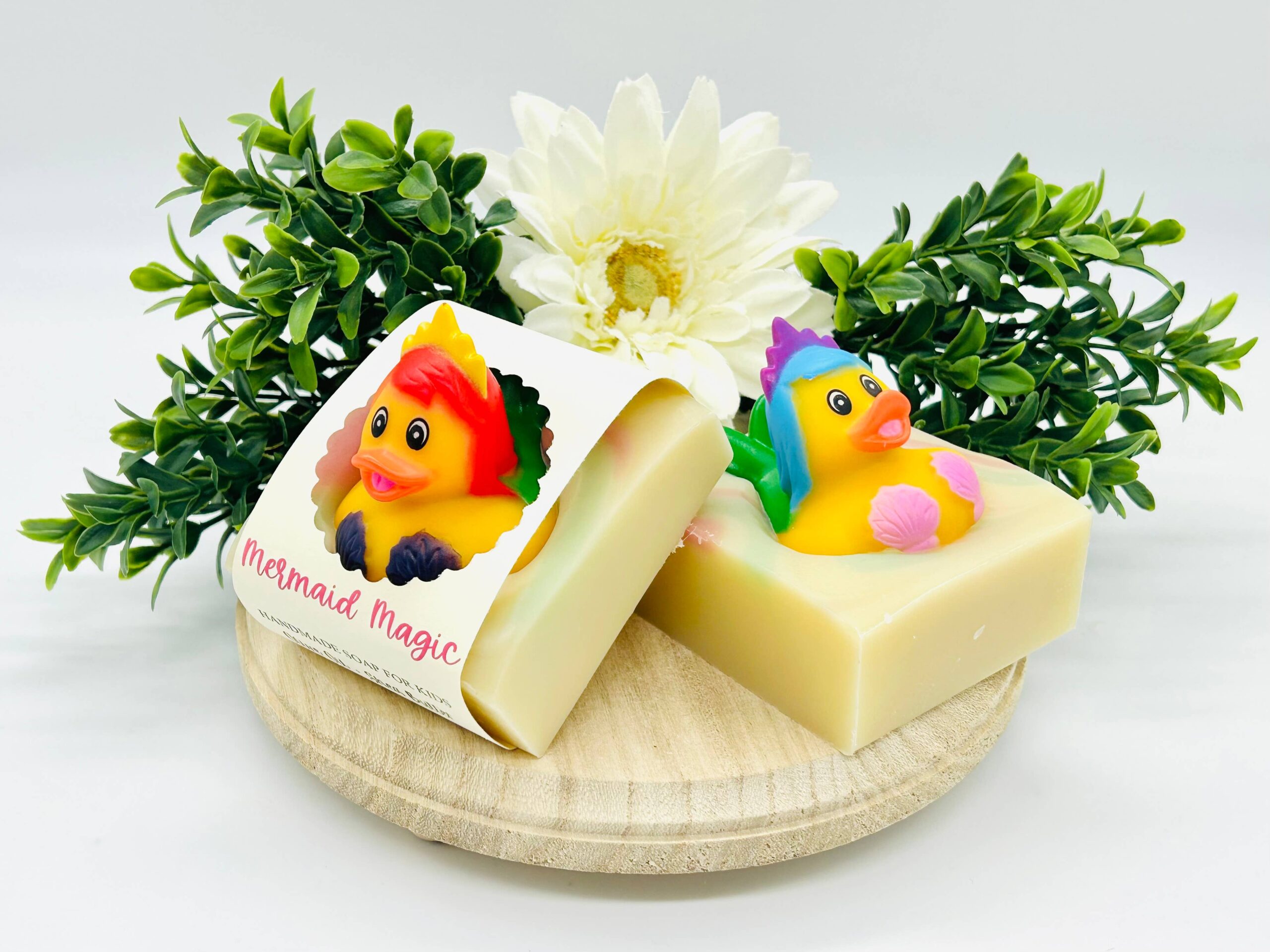 mermaid magic handmade soap bar for kids 4.2oz