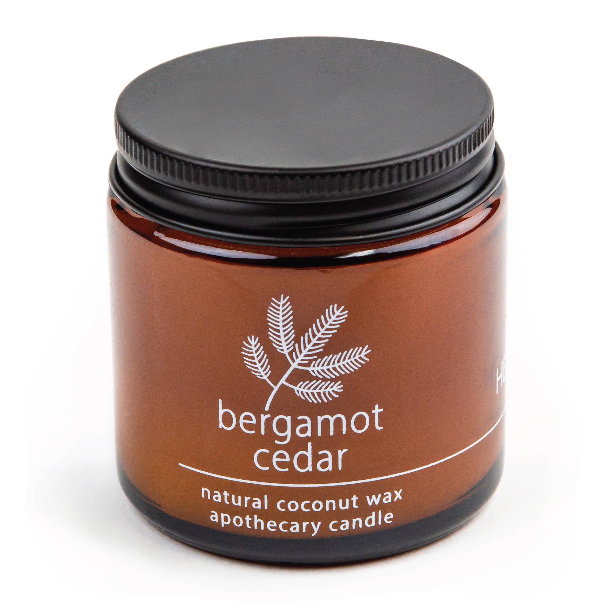 hemlock park 4oz wood wick candle: bamboo grapefruit