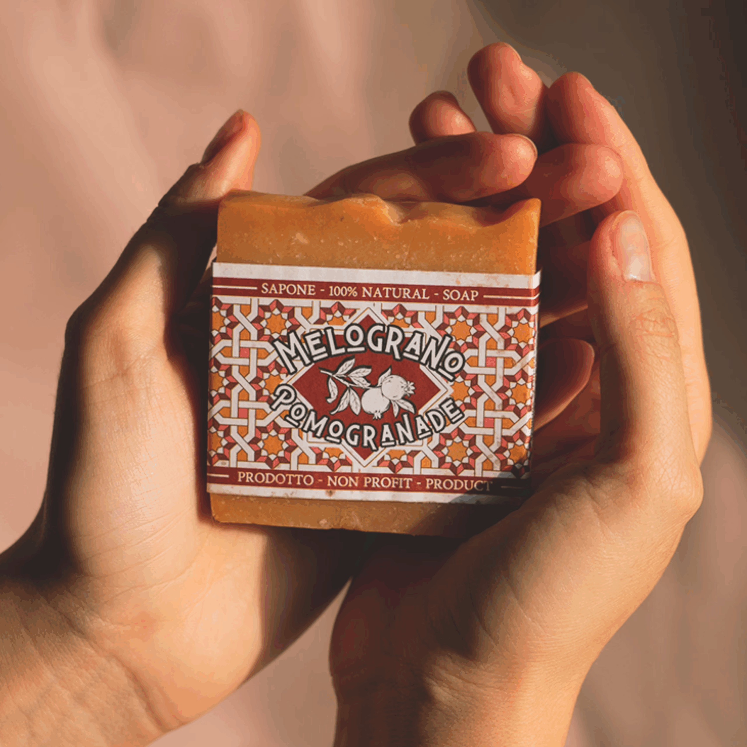 syriana cold processed soaps: pomegranate, coffee cardamom, or honey & oats 100g