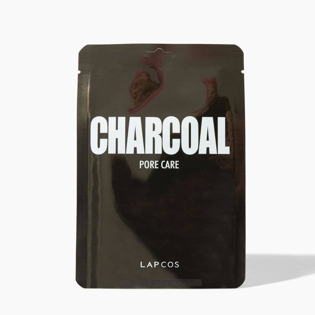 lapcos charcoal pore care sheet mask