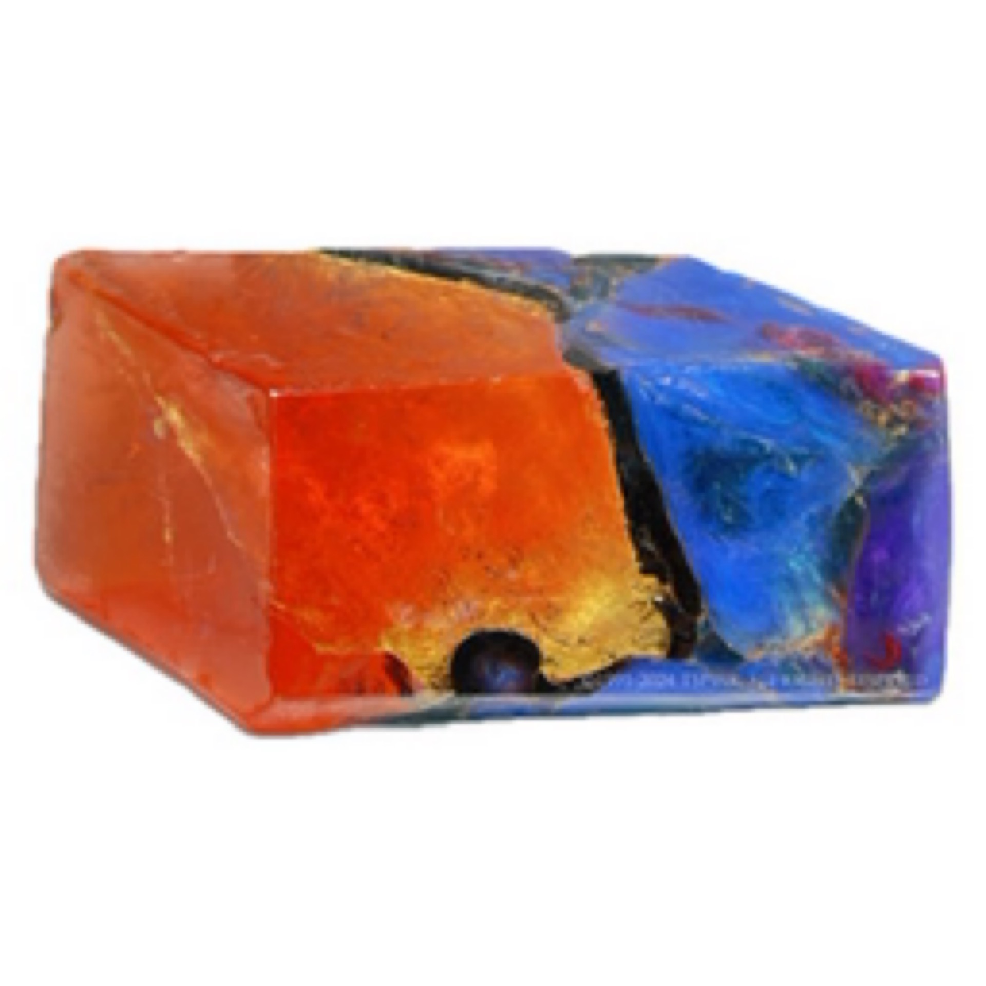 soaprocklets™ fire opal: peach melon gardenia 4oz