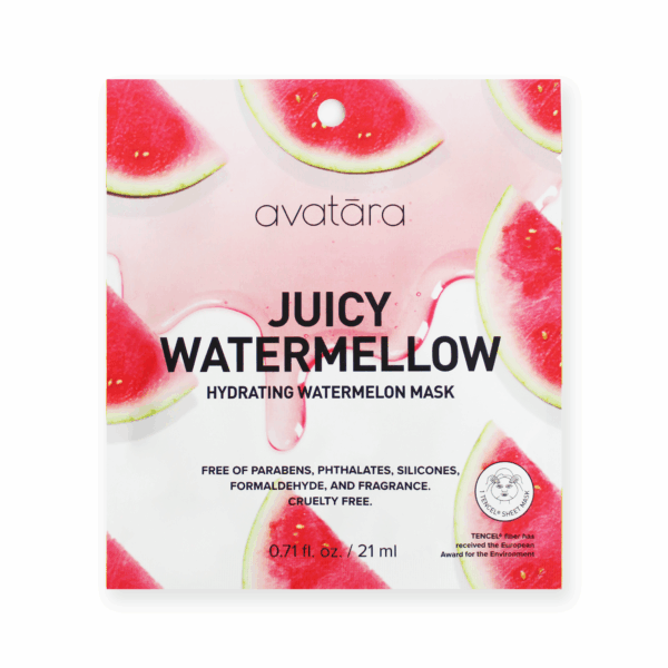 avatara juicy watermellow hydrating watermelon sheet mask