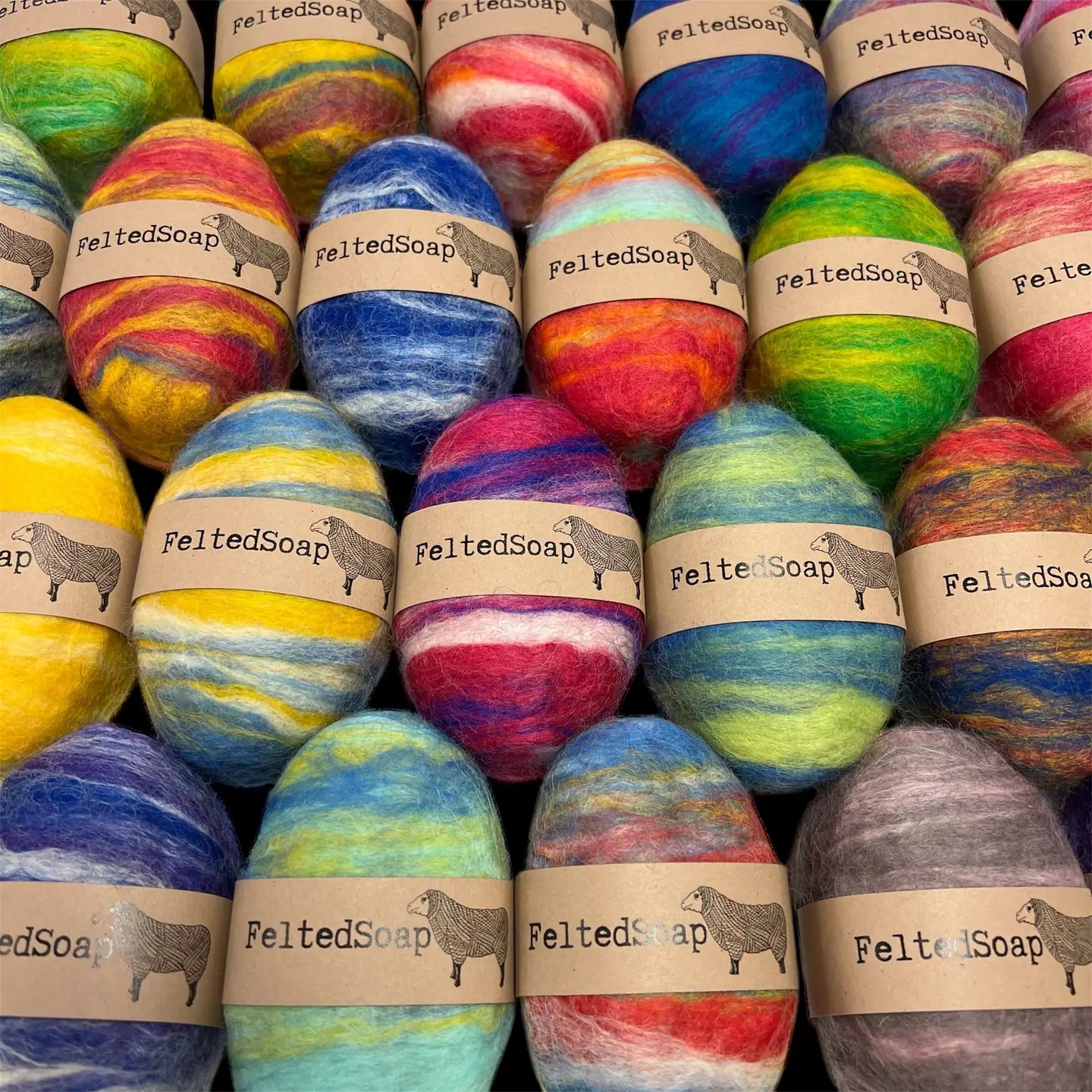 felted soaps