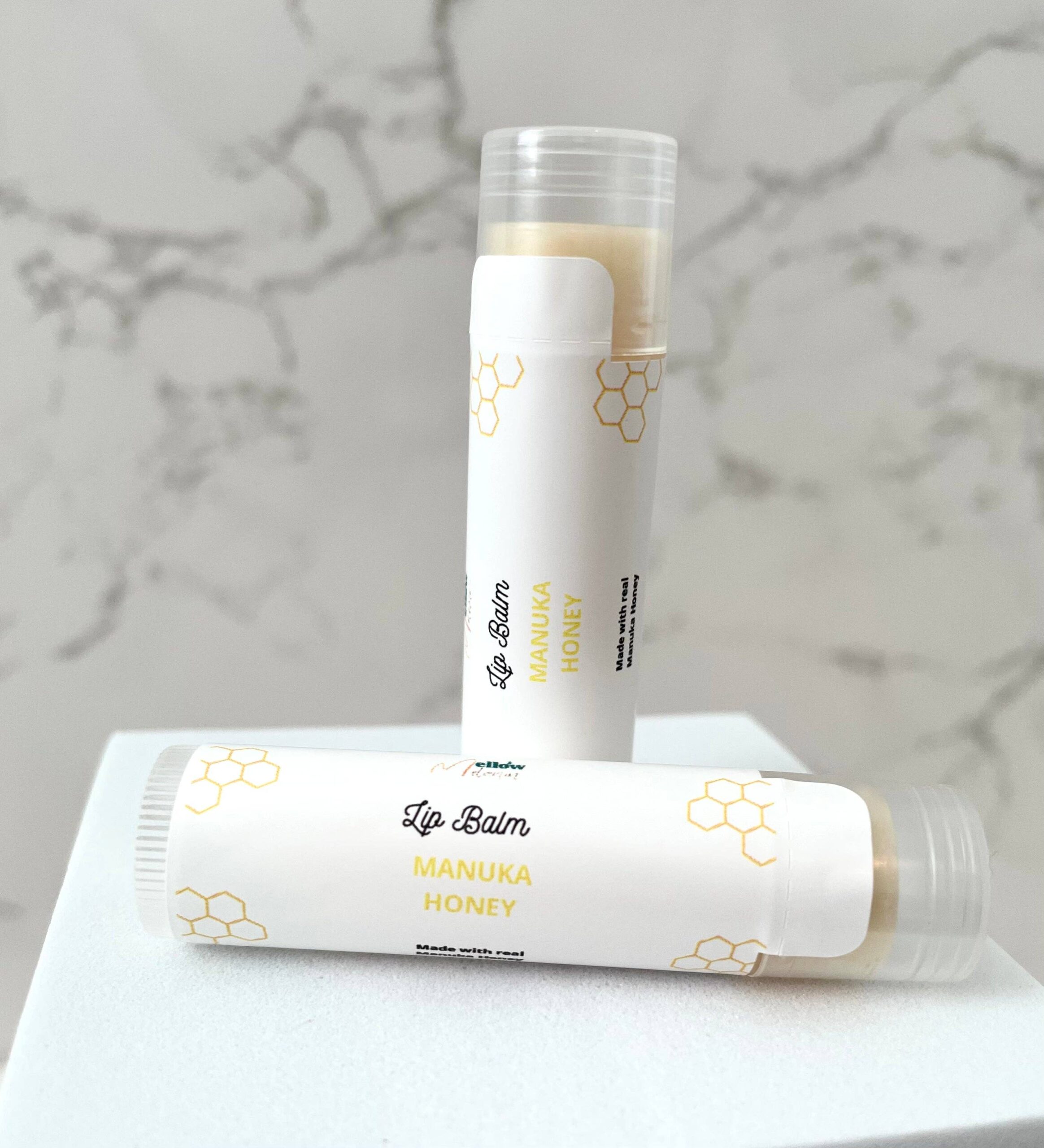 mellow melanin manuka honey lip balm