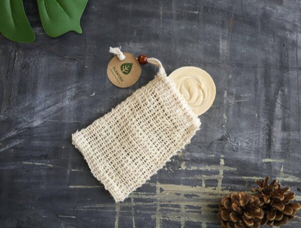 natural sisal fiber soap saver bag