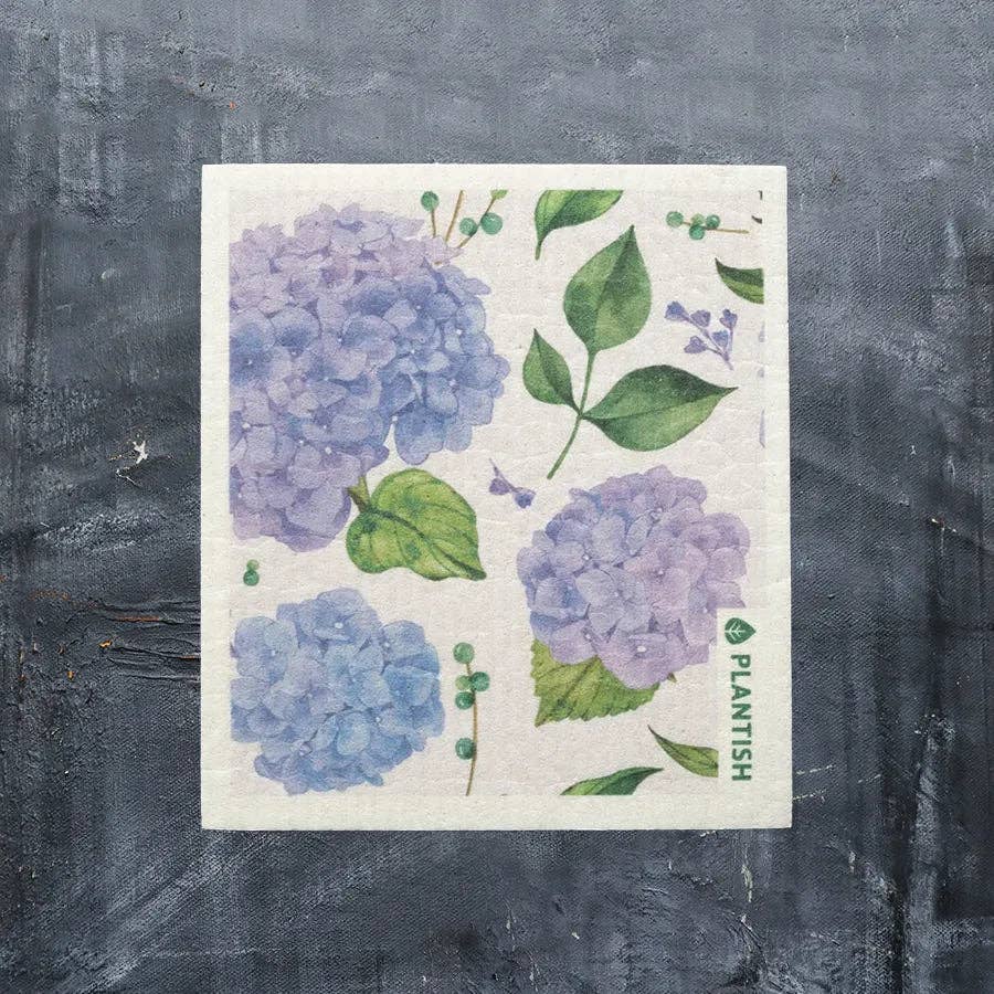 plantish hydrangea swedish sponge cloth