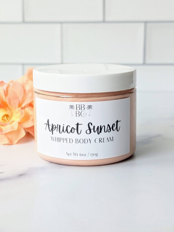 beachy bubbles apricot sunset whipped body cream 6oz