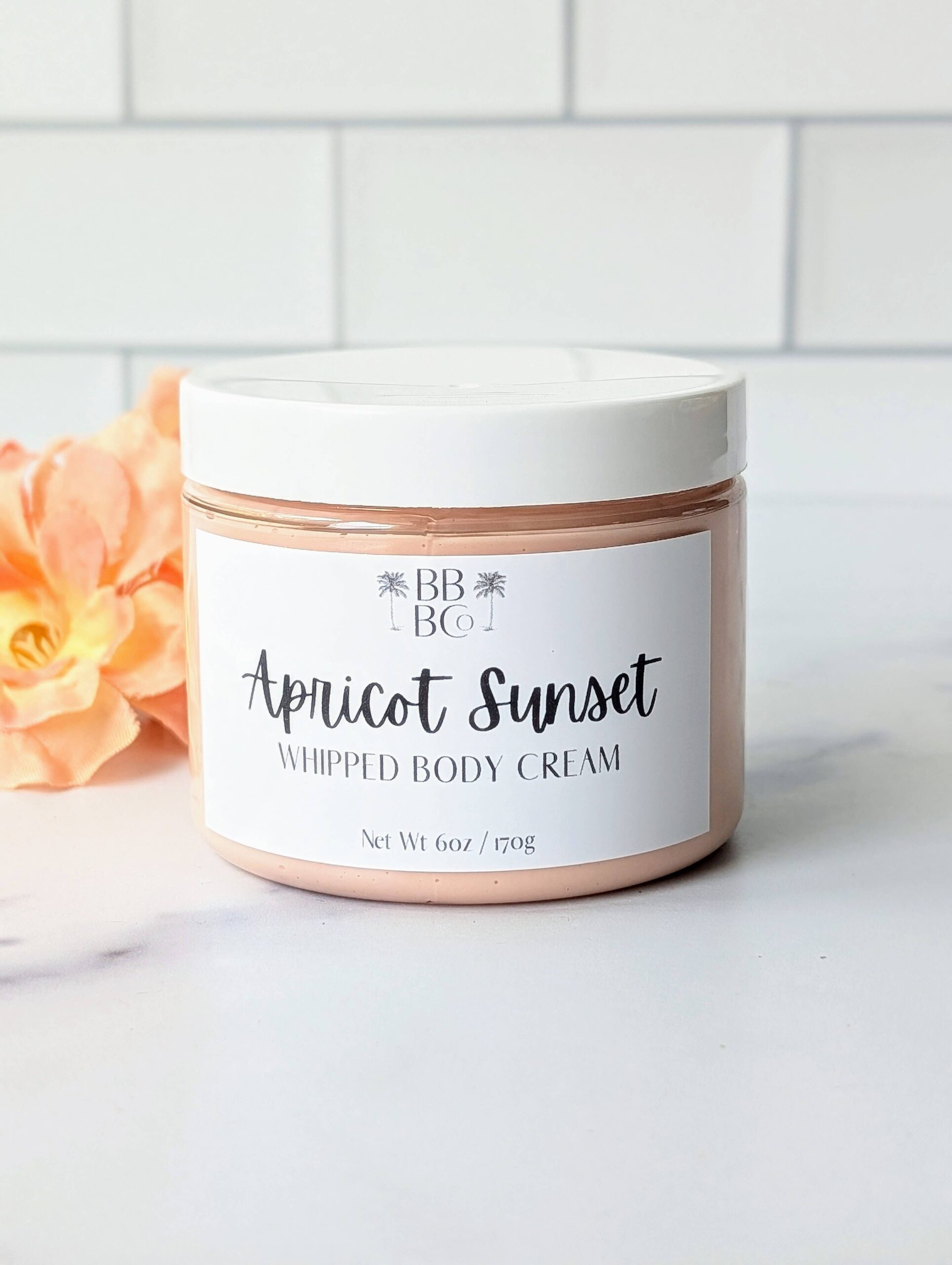 beachy bubbles apricot sunset whipped body cream 6oz